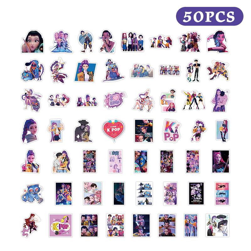 

55/110 шт. Аниме Наклейки Охотники на демонов Охотники на демонов Тигр Наклейки для DIY Скрапбукинг Телефон Чемодан Скейтборд Водонепроницаемая наклейка A1