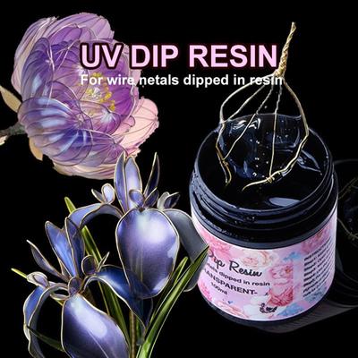 Durable UV Curing Resin Clear Ultraviolets Curing Epoxy Adhesive Glue Kit for Jewelry Making Versatile Transparent Glue