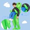 REKUCCI Alien Costume Inflatable Cosplay Halloween Adult Child Christmas Birthday Cultural Festival Event (Child 120cm-140cm)