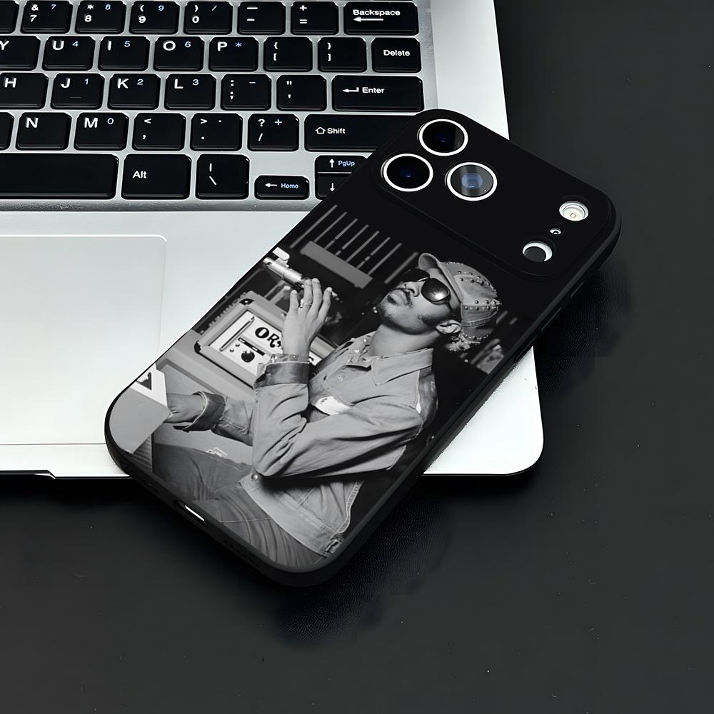 S-Stevie Wonder Phone Case For IPhone 17 Air 16 E Pro Max 15 14 13 Mini 12 Pro 11 Max Plus Black Soft Shell