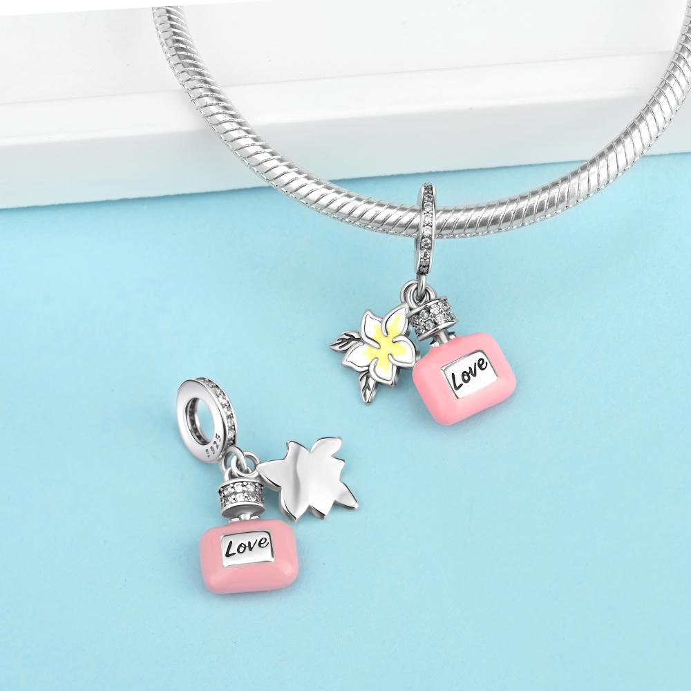 Handbag Lipstick Perfume High Heeled Shoes Copper Plated For Charms Copper Plated Original Bracelet For Jewelry Making