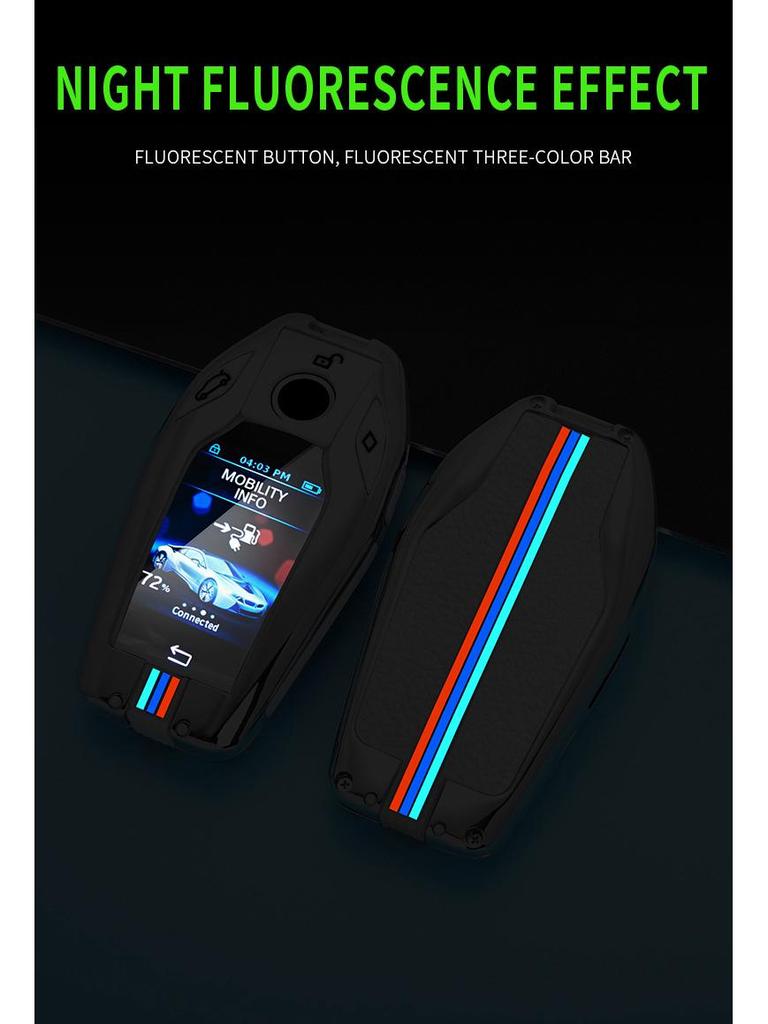 Compatible Key Case for BMW 7 Series 730li/740, 5 Series 535LE, 6 Series GT, X3/X5/X7