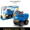 6-in-1 Kids' Building Block Set: Train, Robot, Tank, Police - Compatible Blocks for Boys & Girls