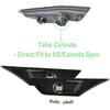 Front LED Side Marker Lights for Honda Civic 10th Gen 2016-2021 Coupe Hatchback With 2Pcs T10 Light Bulbs OEM#HO2551127N