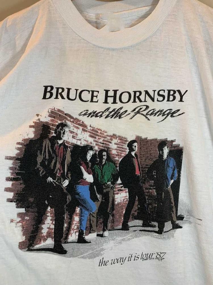 

VIntage Bruce Hornsby & The Range Cotton Shirt Unisex Concert S to 5XL SN501 Unisex T-Shirt XXXL