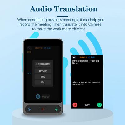 Real Time Translation Device 138 Languages Two-Way Language Translator Portable Instant Translator for Travel Business Learning