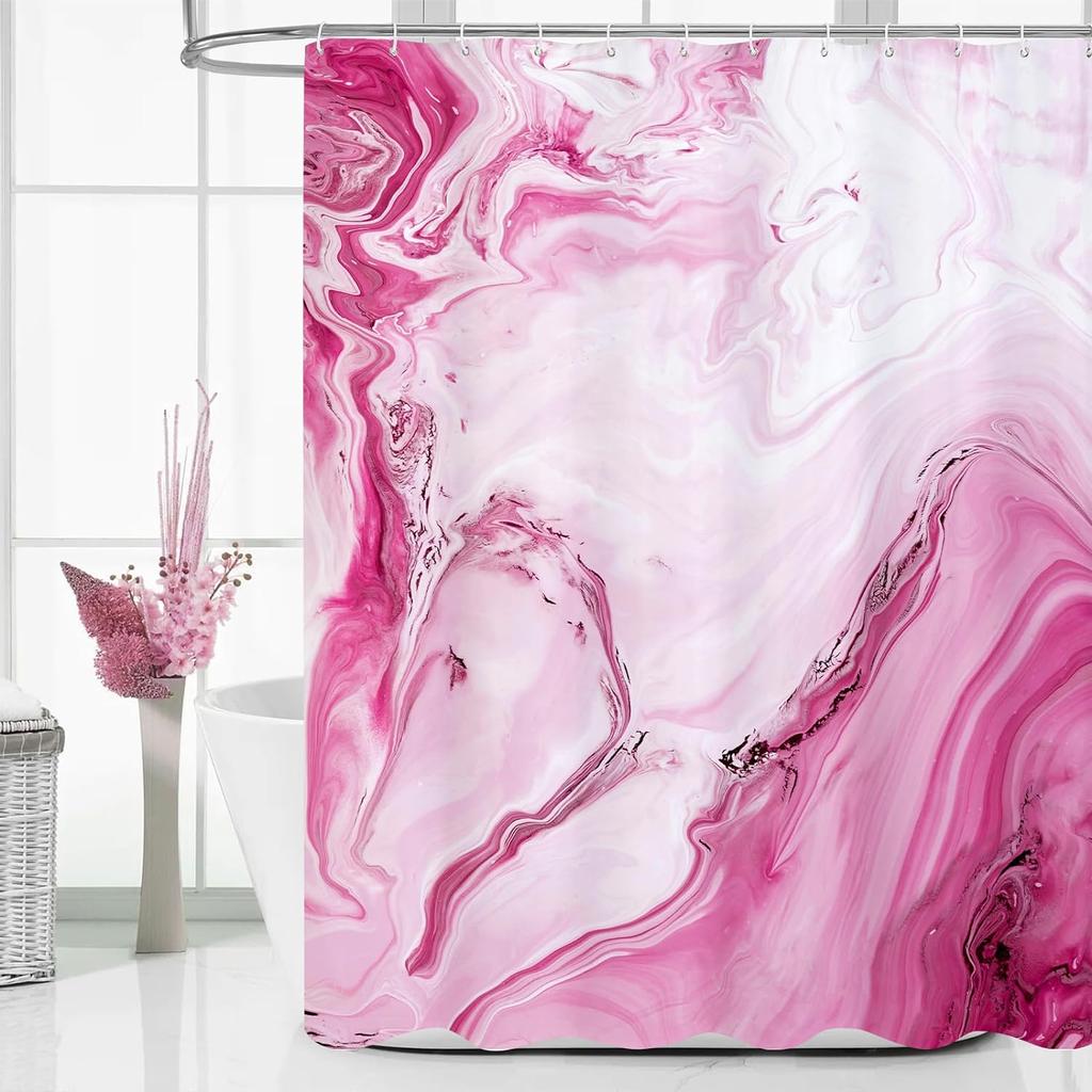 9 színű luxus kék márvány zuhanyfüggöny Modern Ombre szövet Akvarell zuhanyfüggöny fürdőszoba dekorációhoz