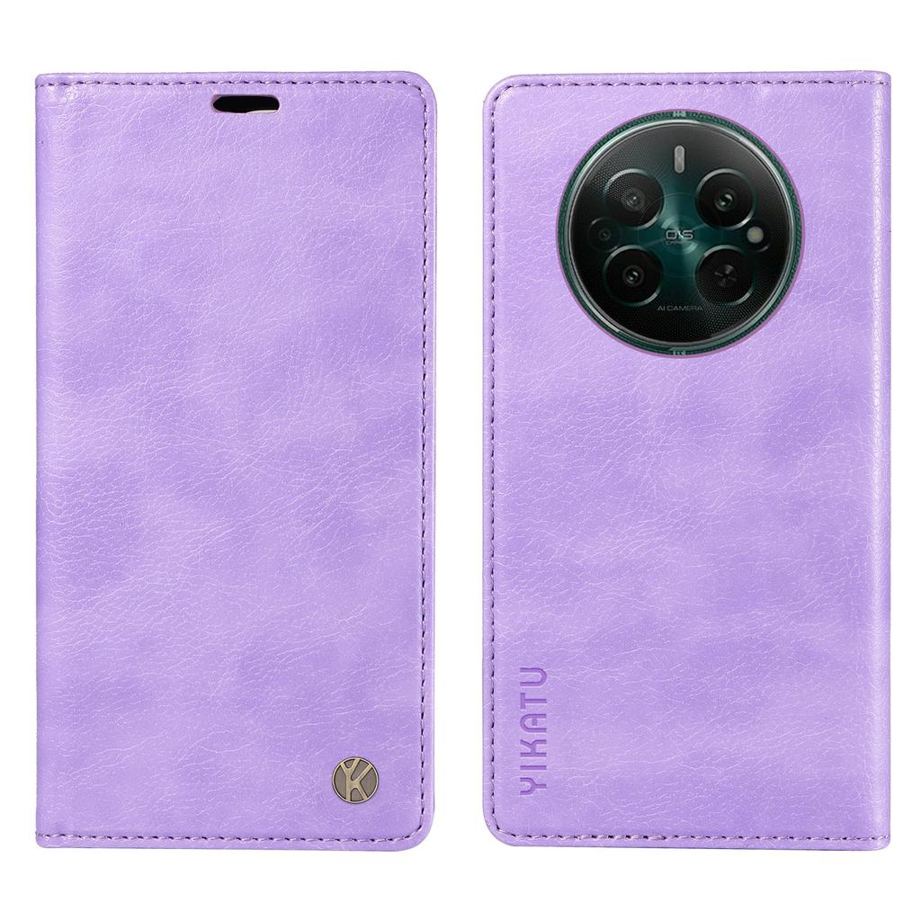 YIKATU YK-006 For Realme 12 4G/12+ 5G Case Drop-Proof Leather Card Holder Phone Protective Cover