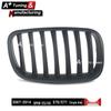 Matte Black Grille for BMW X5 E70 (07-13) & X6 E71 (08-14) - Single Bar Style