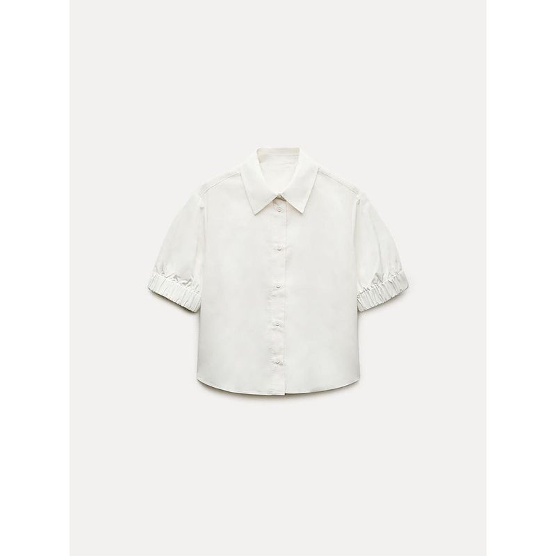 

Za2024 Summer New Product Women s Clothes Lapel Short Shirt 2731067 500 Midi Dress 2731062 500 Ice White Shirt L