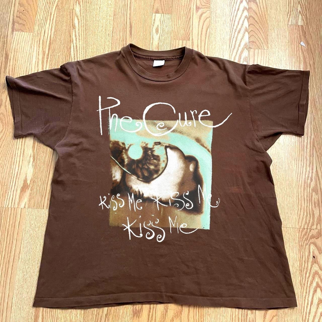 The Cure Kiss Me Kiss Me Kiss Me Album Cover Dark Chocolate T-shirt Size S-5XL XXL