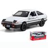 1/32 Scale Toyota AE86 Initial D Model Car, Zinc Alloy Pull Back Toy Car with Sound and Light for Kids Boy Girl Gift