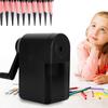 Hand Crank Pencil Sharpeners Adjustable Points Cutting Machine for Art Drawing Charcoal Artists Kid