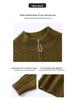 2025 Herbststil Damen Stehkragen Reißverschluss Strickjacke Pullover für Mütter mittleren Alters