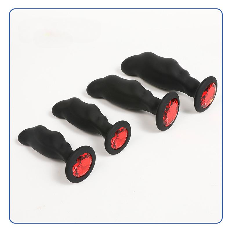 Silikonowy Korek Analny Kształt Kijanki Korek Analny Anus Dupa Zabawki Seksualne Masaż Prostety