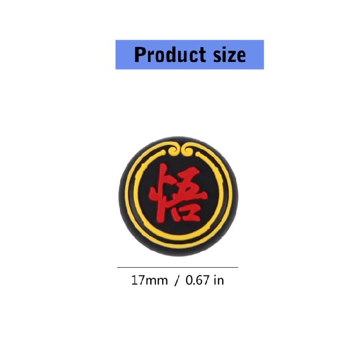 Joystick Cover Printed Chinese Characters Thumbstick Caps Soft Thumb Grip Protector Thumb Stick Caps Cover