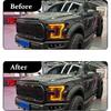 DUPLER 3 PCS Bright L-ed Grille Lights Fit For 2010-2014 Ford F150 Raptor SVT / 2017-2021 Ford F150 Raptor SVT Front Grille Daytime Driving Running