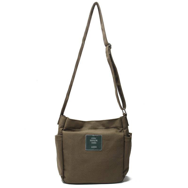 Spring And Summer Bags Casual Canvas Bags Shoulder Bags College Students Class Messenger Bags