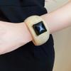 Europe American Style Irregular Wide Bracelet Smudging Retro Hand Ring Simple Acrylic Bangle  Gift