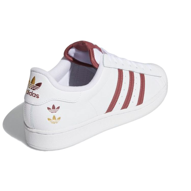 Adidas Superstar Bílé Tichá Crimson Unisex Tenisky Cloud-White Zlatá Fólie GY0976