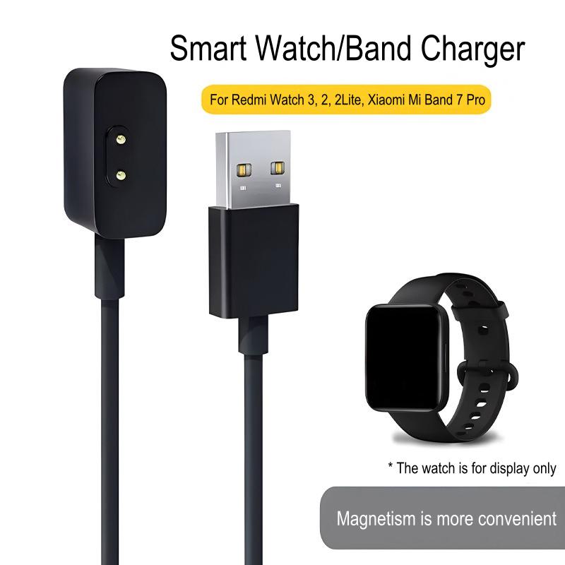 55cm/100cm Wireless Charger For Redmi Watch 2 Lite USB Charger Cable Smartwatch Charge Charging Dock for Xiaomi Mi Band 7 Pro