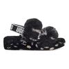 Oh Yeah Slide Preto Branco Bolinhas Tênis Feminino 1118165-BLK