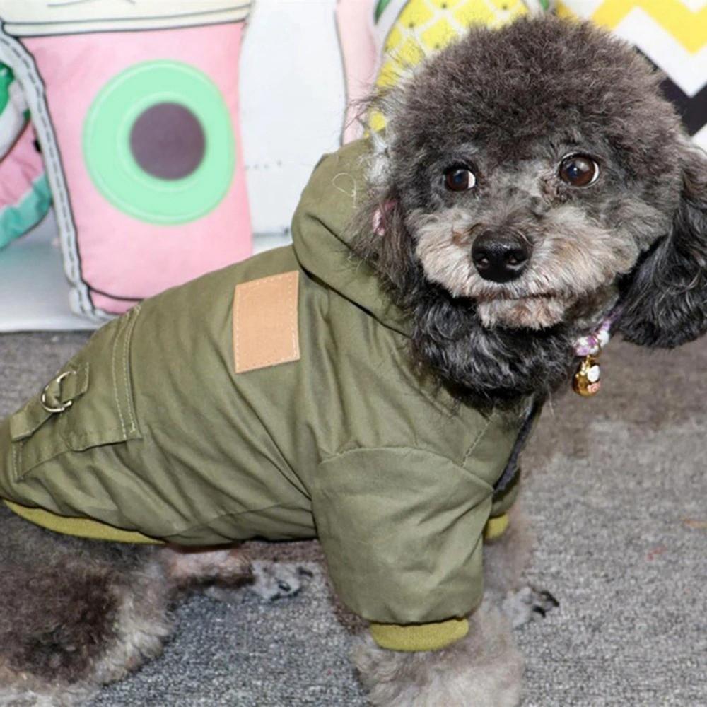 Thicken Warm Winter Dog Coat Hoodie Pet Clothes Pets Jacket Clothing for Small Medium Dogs Cats