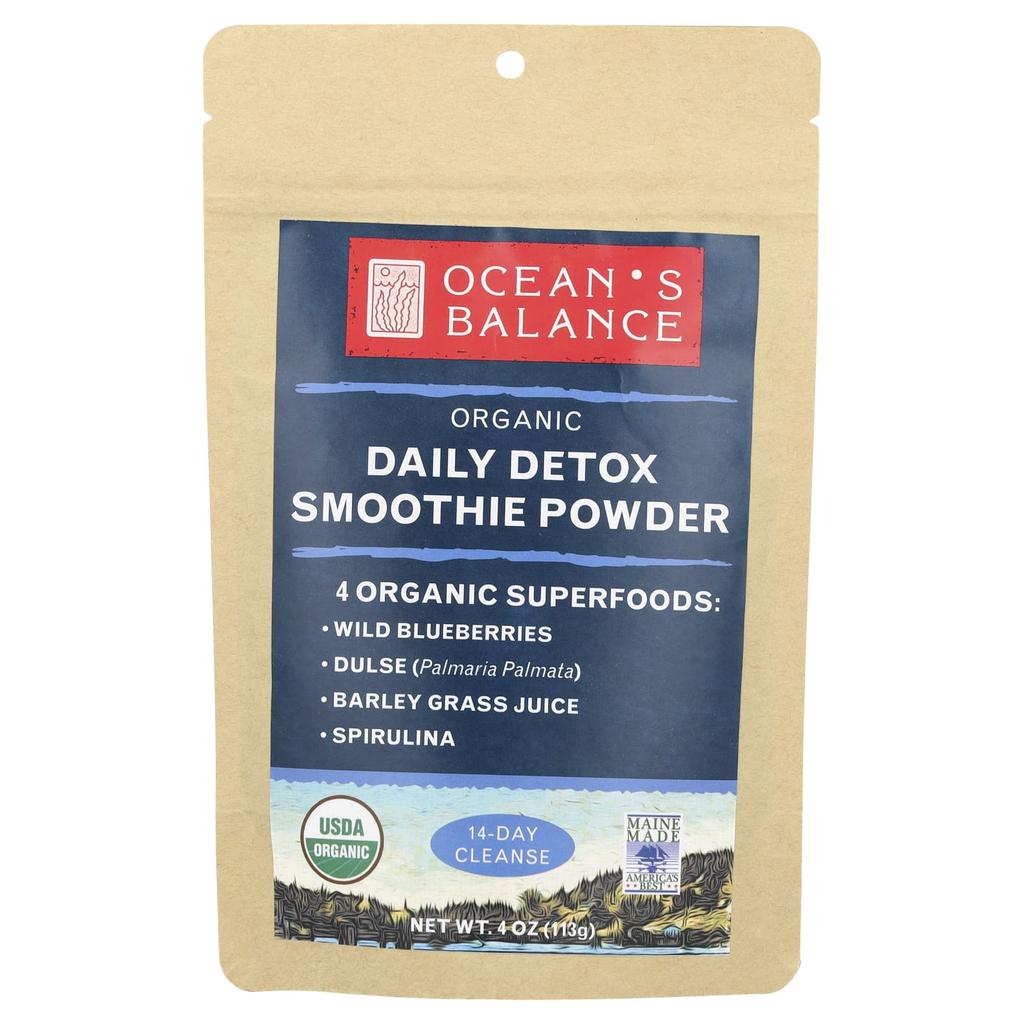Ocean'S Balance, Organic Daily Detox Smoothie Powder, 113G(4Oz)