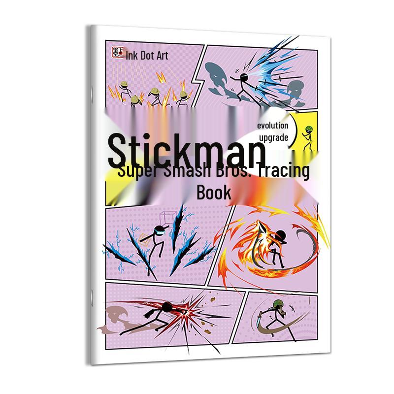 Modian Stickman Super Brawl Tracing Book