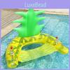 Inflatable Pineapple Lounger Adult Fruit Style Float Raft Foldable Seat Pvc Floating Bed