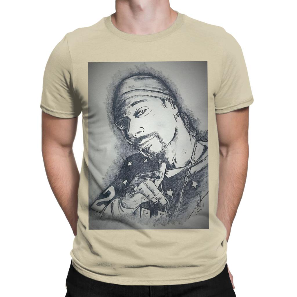 Snoopy Funny 100 Cotton TShirt snoop dogg Tees Tops For Unisex