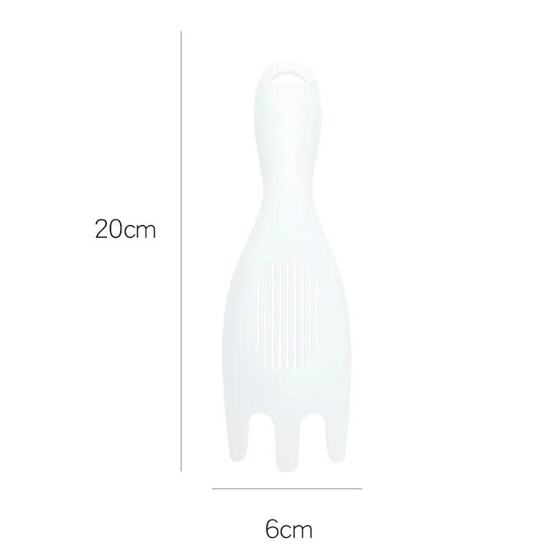 Sieving Rice Scoop Kitchen Drain Colander With Handles Rice Bowl Strainer White Rice Washing Tools Sink Drain Household Tools