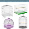 Bird Mesh Cage Cover Shell Skirt Net Easy Cleaning Catcher Guard Bird Cage Stretchy Mesh Parrot Bird Cage Net Jaula Para Pajaros