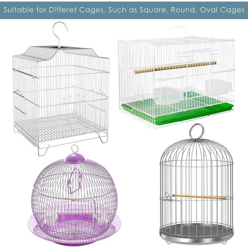 Bird Mesh Cage Cover Shell Skirt Net Easy Cleaning Catcher Guard Bird Cage Stretchy Mesh Parrot Bird Cage Net Jaula Para Pajaros