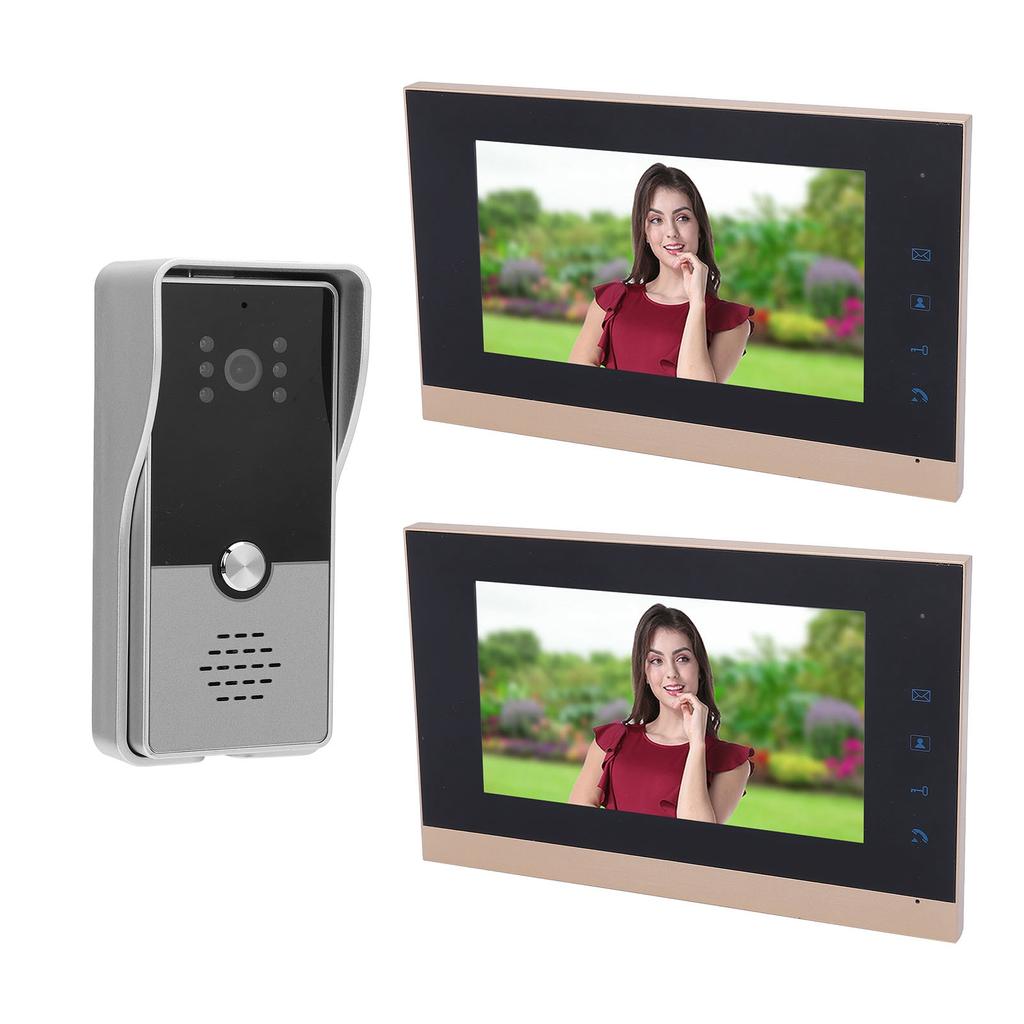 Video Intercom System Wired HD CMOS Sensor One Key Unlocking Touch Control Doorbell Camera with 7