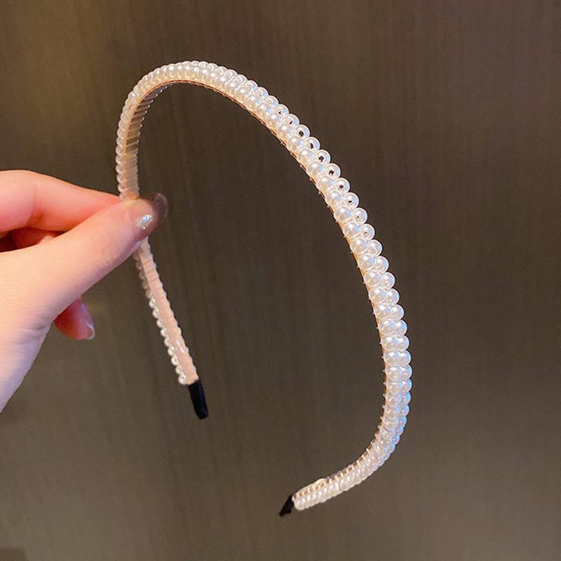 Custom Logo High Quality Women Hair Accessories Velvet Knit Headband Cloth Sponge Hairband Cheap Wide Padded Headbands