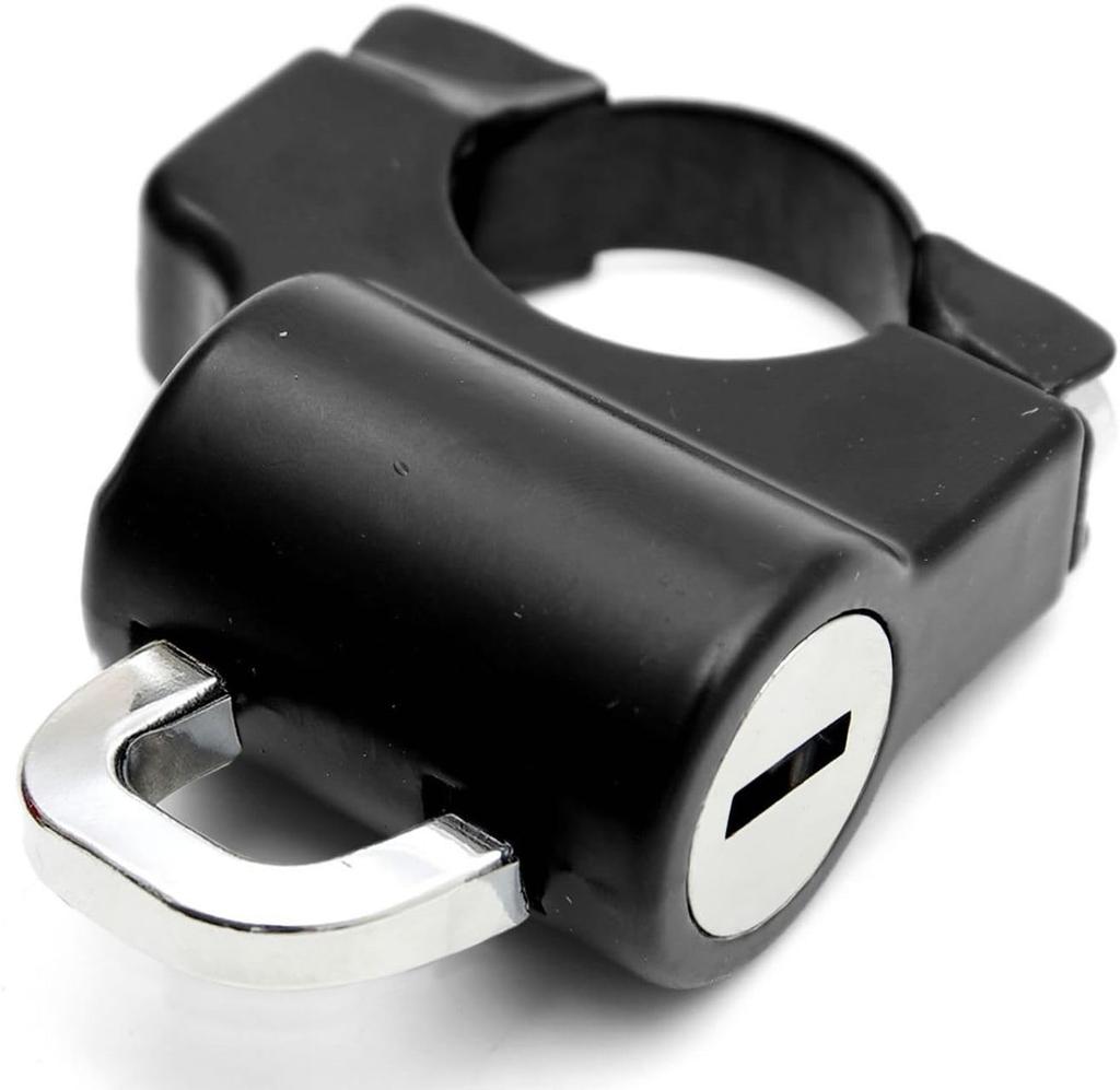 GoodsLand [2 Color] Universal Helmet Lock, Helmet Holder, Motorcycle, Handle, Scooter, Pipe, Security Key,
