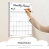 1Set High Grade Acrylic Door Hanging Board Sign Compact Wall Mounted Erasable Memo Board Creative Home Office Cafe Decorative