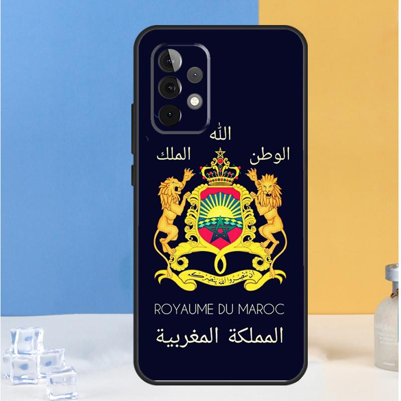 Morocco Flag Coat Of Arms For Samsung Galaxy A54 A34 A14 A13 A33 A53 A36 A05 A06 A16 A32 A52 A55 A35 A15 A56 A26 Case