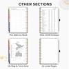 RETTACY 2026 Planner, Weekly and Monthly, Medium Size (5.7" x 8.3"), Jan - Dec 2026, Agenda, Calendar, 12 Month Tabs, Hardcover, 100 GSM Thick Paper,