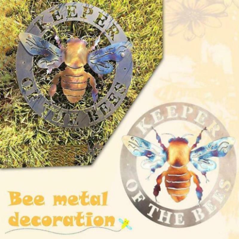 

The Of Keeper Bees Outdoor Garden Honey Farm Sign Farmhouse Craft Decor Metal