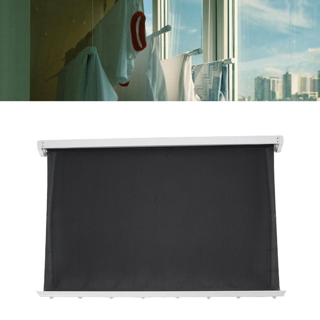 Wall Mounted Clothes Drying Rack 23.6 Inch Retractable   Laundry Drying Mesh Net for Laundry Room Bathroom