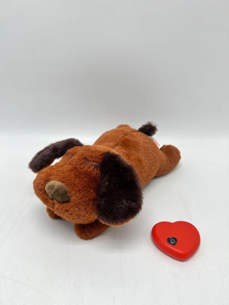 Interactive Heartbeat Puppy Plush Toy for Soothing Companionship