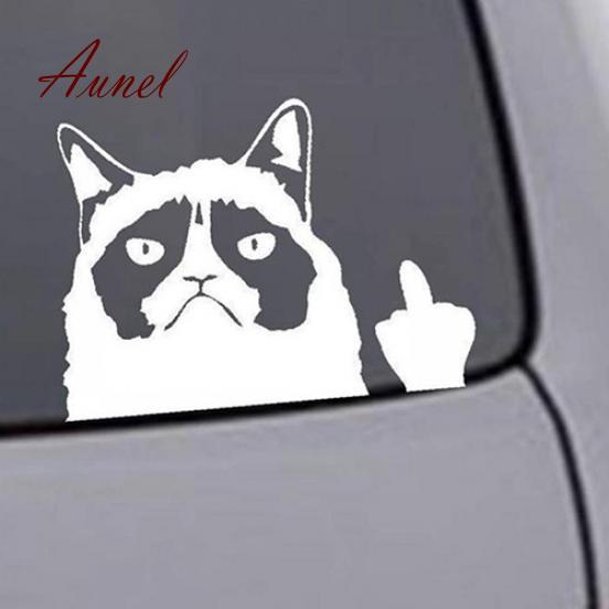 Funny Grumpy Cat Vinyl Decals Decal Sticker DIY For JDM Auto Car//Bumper//Window