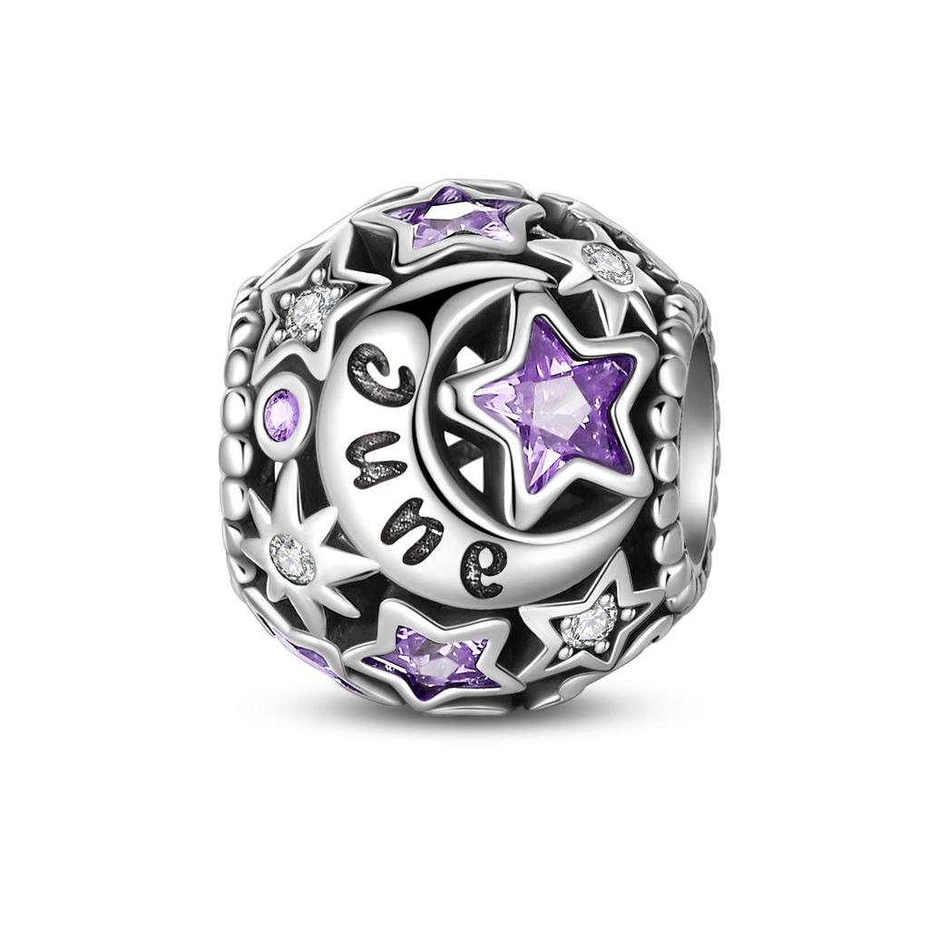 925 Silver Birthstone Charm Beads Beaded DIY Jewelry Accessories Bracelet Design 2026