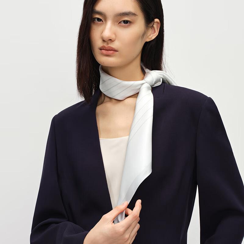 OVVOVV 16mm Twill Silk Square Scarf