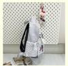 Lightweight Korean Style Striped Star Backpack - Large Capacity for Female Students
