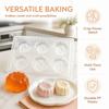 PP Pudding Mold 6 Grids Mousse Mold Candy Coating Jelly Mold  Cake Baking