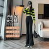 Slight pants women wear high waist slim fit and thin in autumn and winter casual yoga sports thermal flared pants
