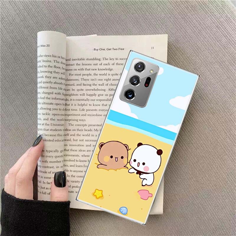 Cute BuBu DuDu Phone Case For Samsung Galaxy S25 Edge S24 S23 FE S22 S26 Ultra S21 S20 S10 Plus Capa Soft